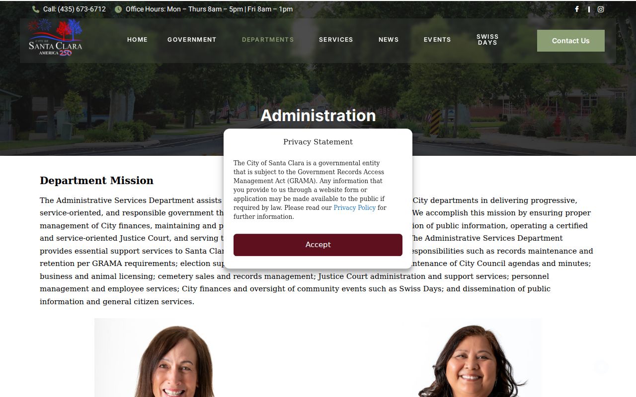 Santa Clara court docket administration information